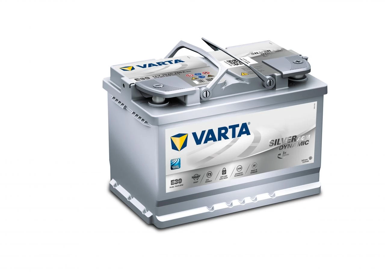 Varta Silver Dynamic AGM E39 12V 70AH - 570901076 3 Varta Silver Dynamic AGM E39 12V 70AH - 570901076