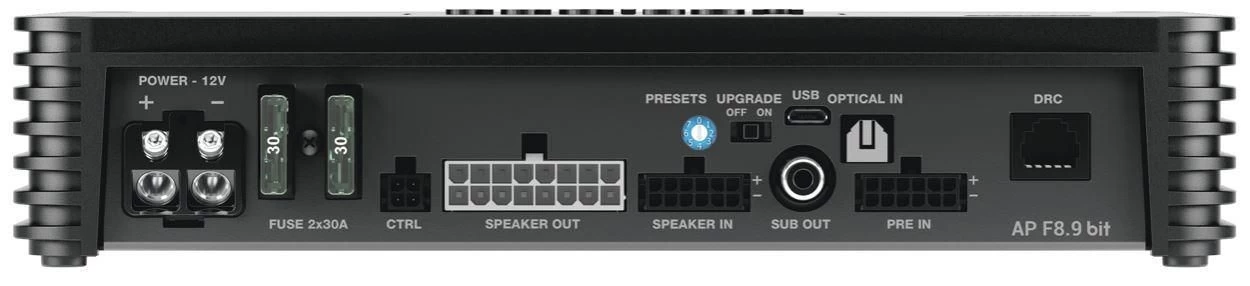 Audison Prima AP F8.9 Bit - 8 Kanal Verstärker Mit 9 Kanal DSP 6 Audison Prima AP F8.9 Bit - 8 Kanal Verstärker Mit 9 Kanal DSP – Bild 4