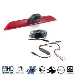 Ampire KVA-TRANSIT - Rückfahrkamera Für Ford Transit 7. Gen. Mit Dach H2 (Bj. 2014-2019) -Elektronik AMPIRE Kamera AHD FORD Transit 7 Gen mit Dach H2 Bj 2014 2019 KVA TRANSIT b 1 1280x1280