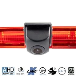 Ampire KVA-T6-H - Rückfahrkamera Für Volkswagen T6/T6.1 Mit Heckklappe -Elektronik AMPIRE Kamera AHD fuer Volkswagen T6 T6 1 mit Heckklappe KVA T6 H b 4 1280x1280