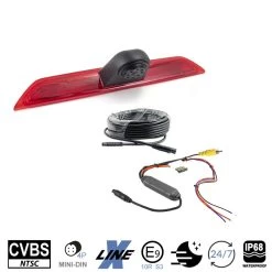 Ampire KVX-TRANSIT - Rückfahrkamera Für FORD Transit 7. Gen. Mit Dach H2 (Bj. 2014-2019) -Elektronik AMPIRE Kamera CVBS FORD Transit 7 Gen mit Dach H2 Bj 2014 2019 KVX TRANSIT b 1 1280x1280