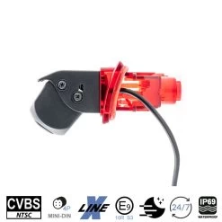 Ampire KVX-T6-F - Rückfahrkamera Für Volkswagen T5 Und T6 / T6.1 Mit Flügeltüren Bis MJ2021 -Elektronik AMPIRE Kamera CVBS fuer Volkswagen T5 und T6 T6 1 mit Fluegeltueren bis MJ2021 KVX T6 F b 6 1280x1280