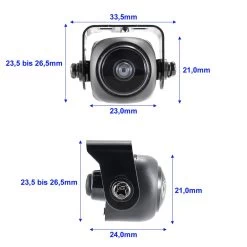 Ampire KCX602 - Mini Rückfahrkamera (CVBS), 195° -Elektronik AMPIRE Mini Rueckfahrkamera CVBS 195 NEUE VERSION KCX602 b 9 1280x1280