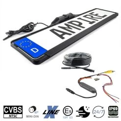 Ampire KCX505 - Nummernschild-Kamera (CVBS), Hilfslinien -Elektronik AMPIRE Nummernschild Kamera CVBS Hilfslinien NEUE VERSION KCX505 b 1 1280x1280