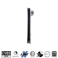 Ampire KCX505 - Nummernschild-Kamera (CVBS), Hilfslinien -Elektronik AMPIRE Nummernschild Kamera CVBS Hilfslinien NEUE VERSION KCX505 b 4 1280x1280