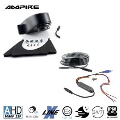 Ampire KVA 200 - Rückfahrkamera, 95°, 35.5mm, Universal, Schwarz -Elektronik AMPIRE Rueckfahrkamera AHD 95 35 5mm universal schwarz KVA200 b 1 1280x1280