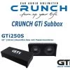 Crunch GTI250S - 25cm Gehäusesubwoofer Passiv -Elektronik Crunch GTI250S Downfire Subwoofer 1920x1920 1280x1280